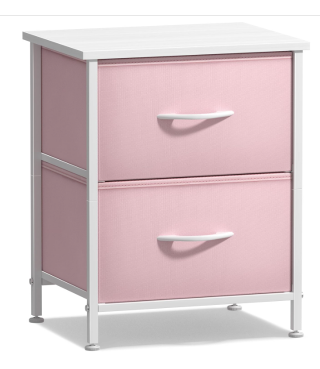 Nightstand with 2 Drawers -...