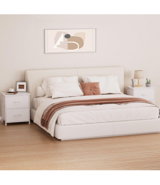 Nightstand with Drawer, 2 Drawers Dresser for Bedroom