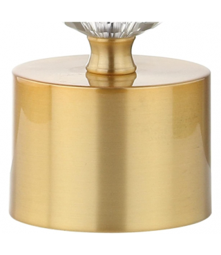 25.25" Crystal LED Table Lamp Glam Transitional Bedside Desk