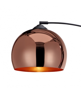 Oval Arc Floor Lamp with Solid Marble Base 66.93"