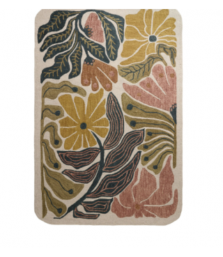 OT Multicolor Floral Tufted...