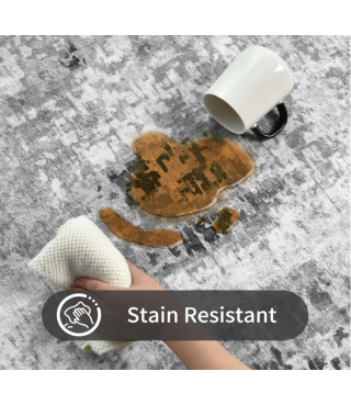 Mixed Color Living Room Rug Area Rug Machine Washable