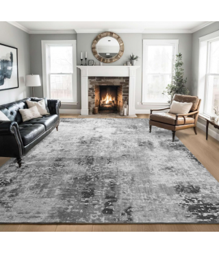 Mixed Color Living Room Rug Area Rug Machine Washable