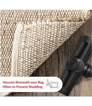 Cozy Jute & Cotton Hand Woven Area Rug