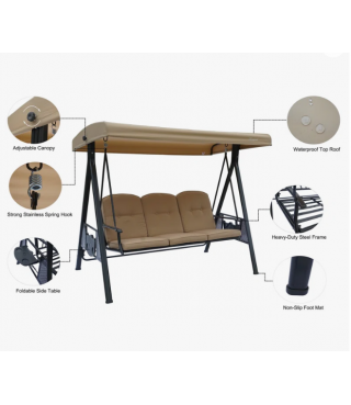 Cover Porch Swing with Stand