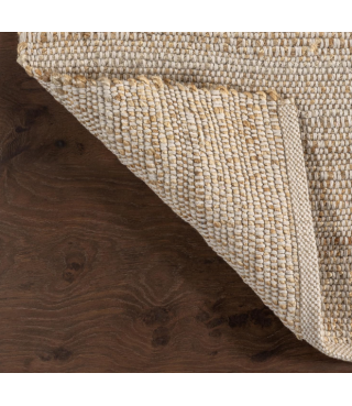 Cozy Jute & Cotton Hand Woven Area Rug