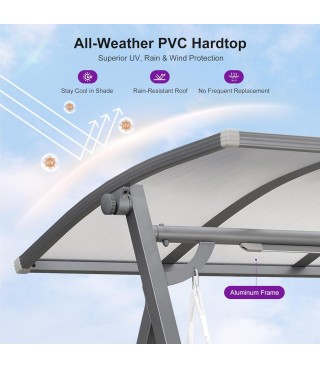 PURPLE LEAF Porch Swing