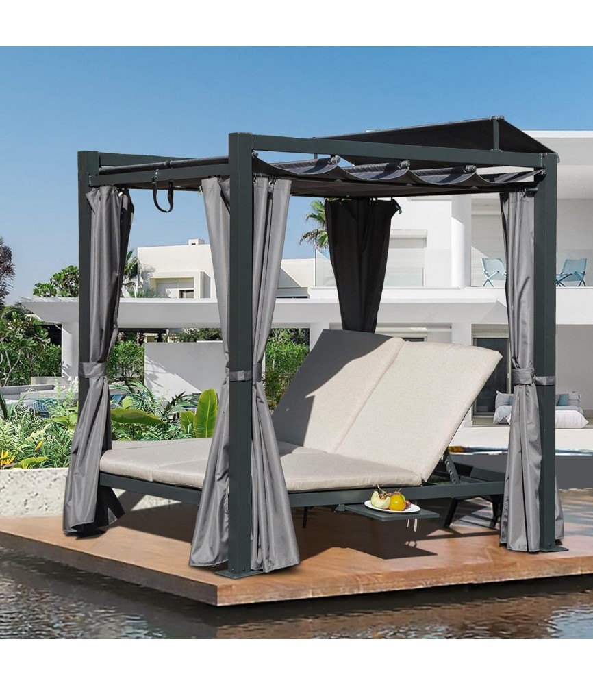 Aluminum Outdoor Patio Daybed