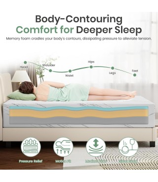 10 inch Cooling Gel Memory Foam Mattresses