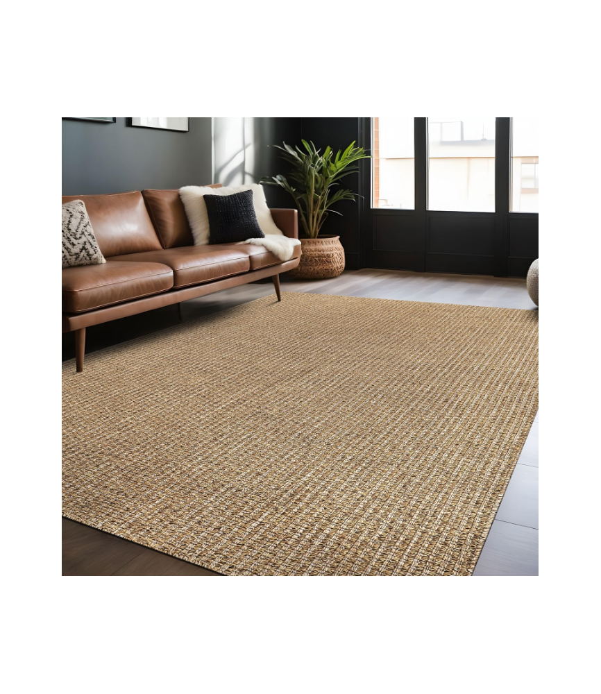 Natural Farmhouse Color Living Room Indoor Outdoor Area Rug