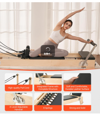 92” Aluminum Reformer Pilates Machine