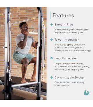 Allegro Nextgen Reformer with Tower and Mat