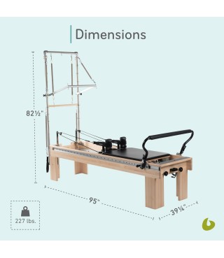 Clinical Pilates Reformer with Infinity Footbar