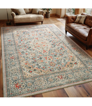 Bohemia Area Rugs Non Slip, Indoor Low Pile Carpet
