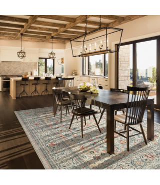 Bohemia Area Rugs Non Slip, Indoor Low Pile Carpet