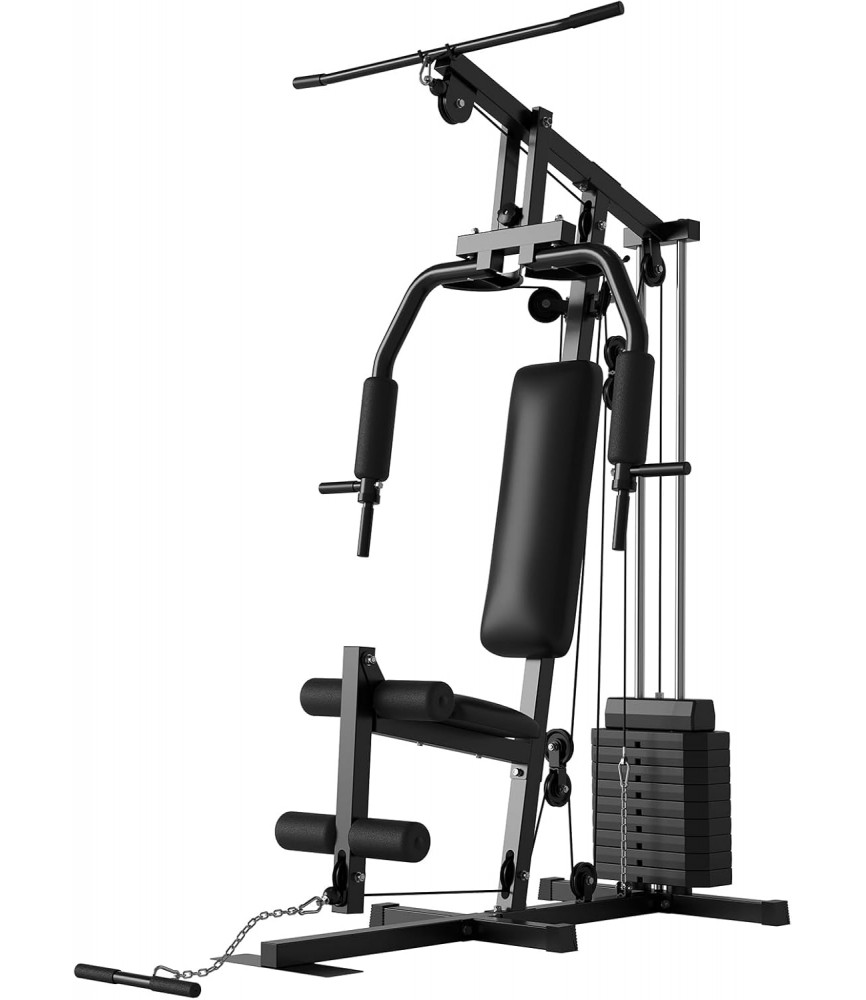 Home Gym Machine with 100LB Weight Stack