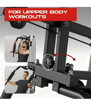 Home Gym Machine with 100LB Weight Stack