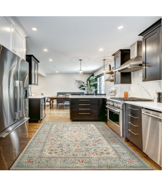 Bohemia Area Rugs Non Slip, Indoor Low Pile Carpet