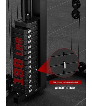 Multifunction Home Gym Equipment Workout Station