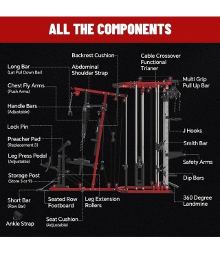 All in One Home Gym System Workout Station