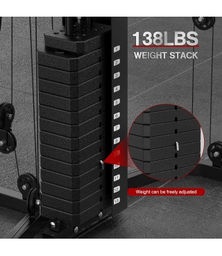 Multifunction Home Gym System Workout Station