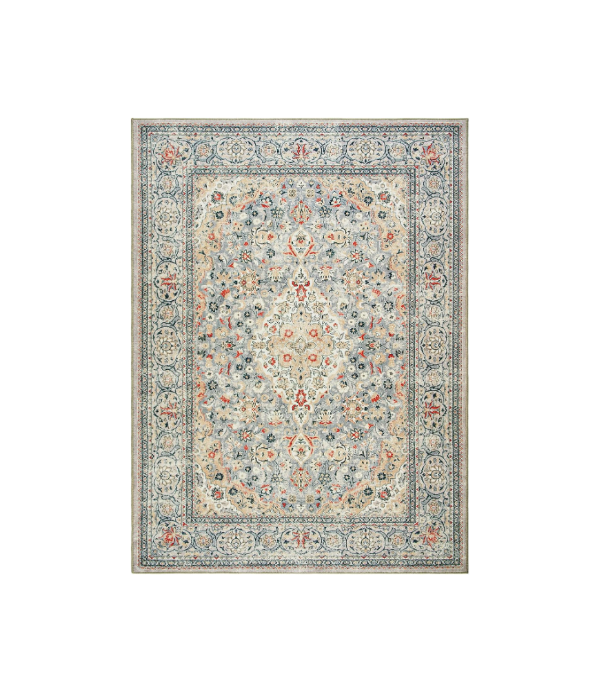 Bohemia Area Rugs Non Slip, Indoor Low Pile Carpet