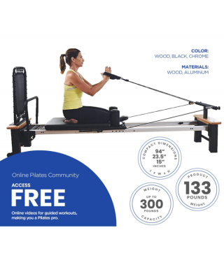 Reformer with Oak Wood Base