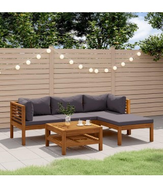 Patio Lounge Set 5 Piece, Patio Furniture Set for Outdoor Garden