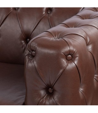 84Inch Modern Velvet 3 Seat Sofa