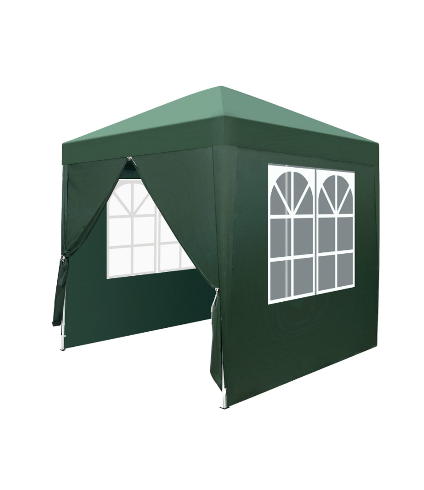 Pop Up Canopy Tent, Outdoor Instant Shelter Folding Canopy with 4 Side Walls and Carry Bag for Commercial Events