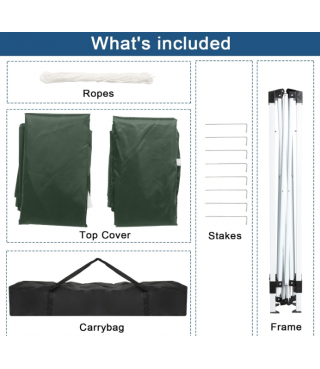Pop Up Canopy Tent, Outdoor Instant Shelter Folding Canopy with 4 Side Walls and Carry Bag for Commercial Events