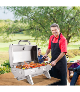 ropane Grill with Side Burner