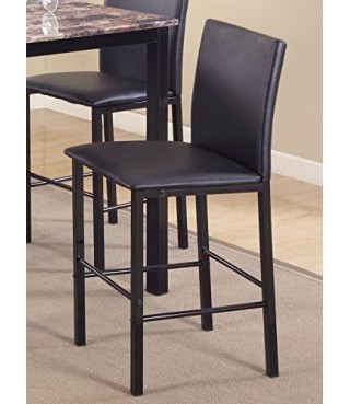 5 Piece Citico Counter Height Dining Set with Laminated Faux Marble Top