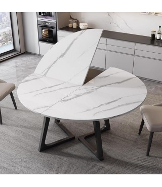 Large Round Folding Table Top, 4-Folding Wood Table top