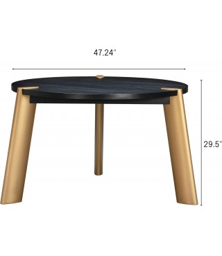 47 Inch Modern Design, Round Dinner Table for Dining Room