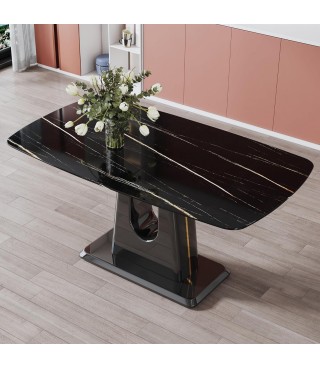 Modern Rectangular Kitchen Dining Table for Living Room