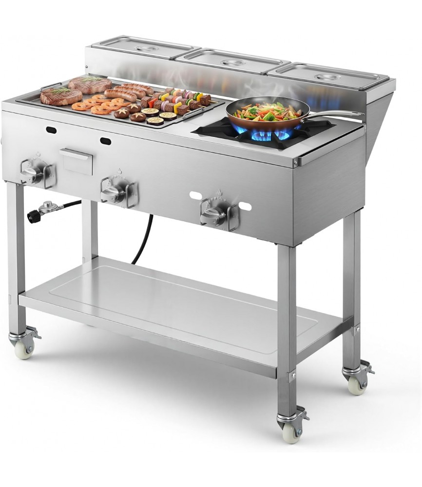 Outdoor Propane Griddle