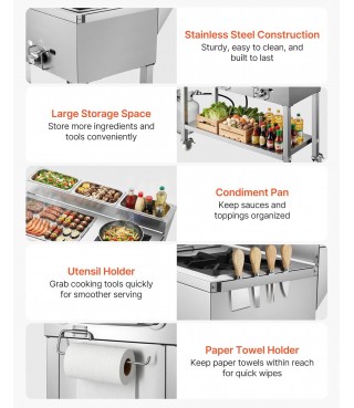 Outdoor Propane Griddle