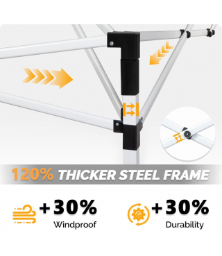 Pop Up Canopy Tent with 4 Sidewalls & Sandbags