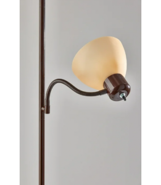 Combo Floor Lamp With Reading Lamp 72‘’
