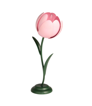 Pink Tulip Plant Table Lamp...