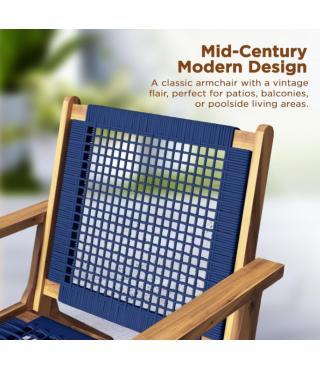 Outdoor Chair Acacia Wood Construction