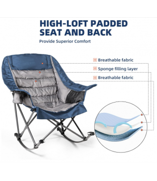 Outdoor Rocker Chair for Camping