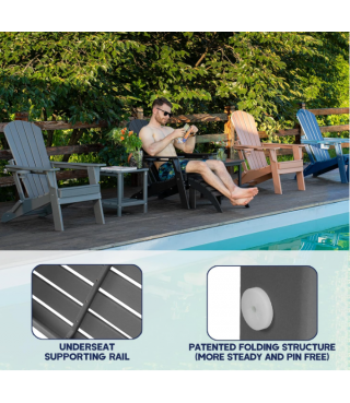 Extended Ergonomic Backrest, Cup Holder - Easy Assembly