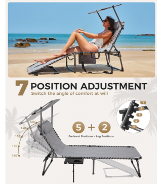 Oversized Tanning Chair