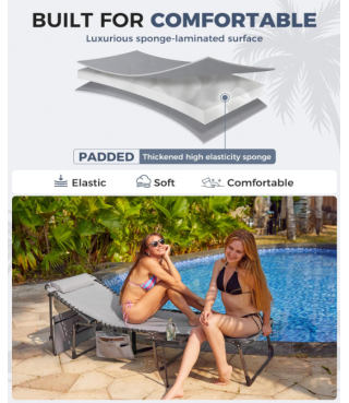 Oversized Tanning Chair