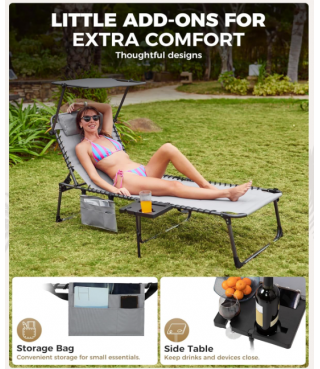 Oversized Tanning Chair