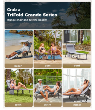 Oversized Tanning Chair