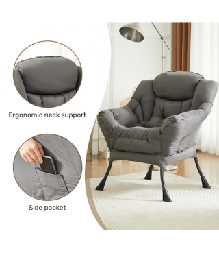 Large Fabric Lazy Chair for Living Room