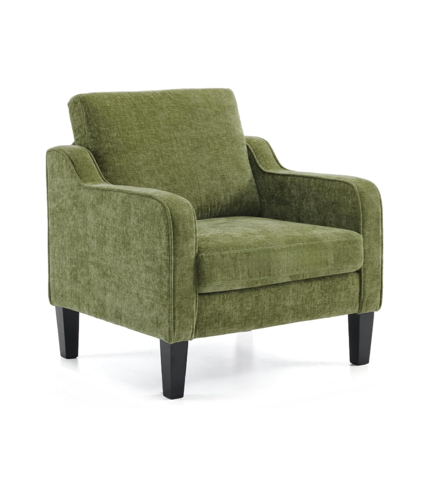 Green Solo Chair for Living Room 33''
